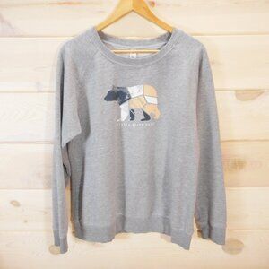 Itasca State Park Sweatshirt Women's L Crewneck Minnesota Outdoor Travel Bear